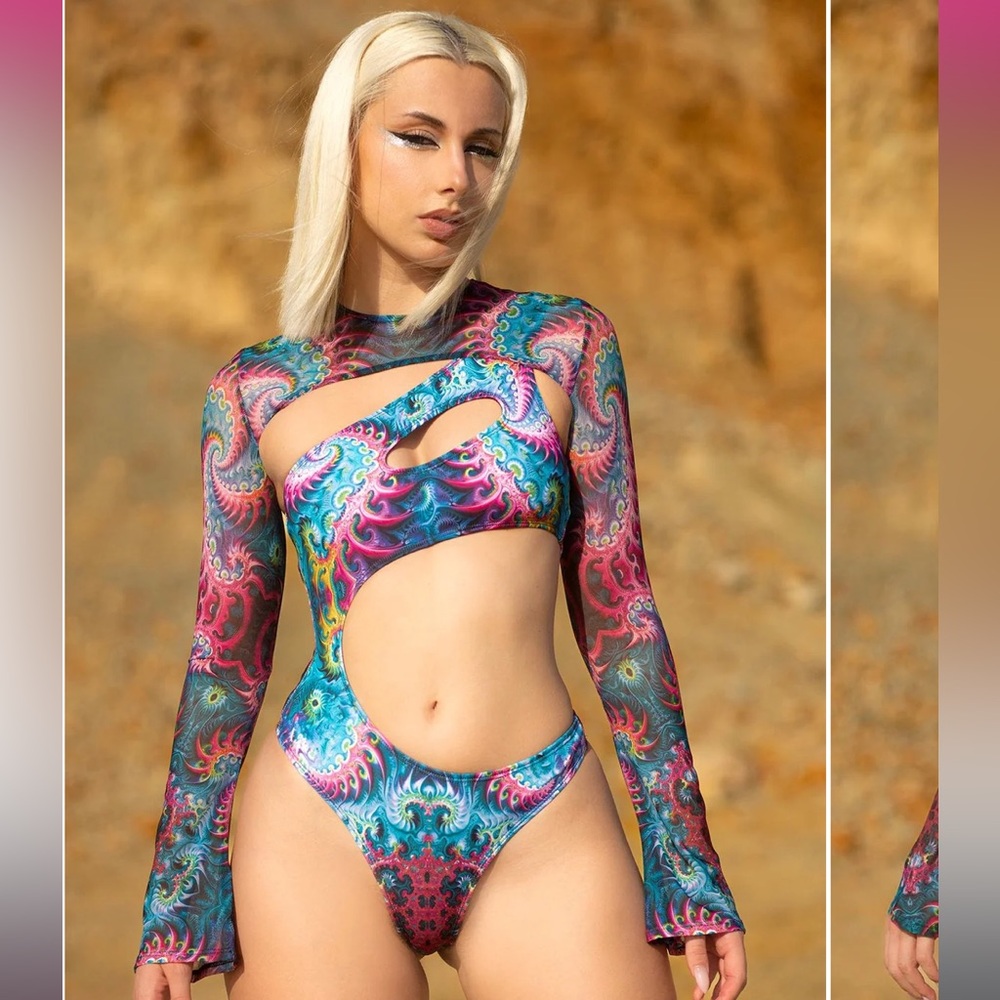 Badinka Strange Delight Asymmetrical Bodysuit